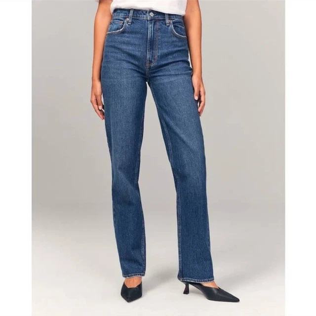 Abercrombie & Fitch The 90s Straight Ultra High Rise Jeans Size 26