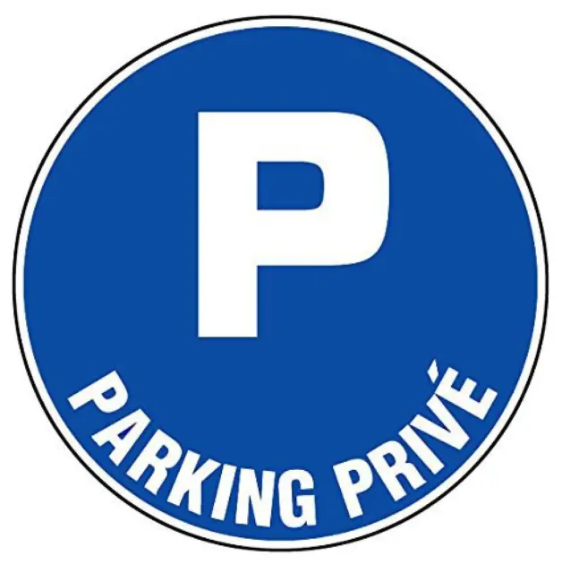 (TG. Dési.Parking privé -) Generic parcheggio Signpost, - NUOVO