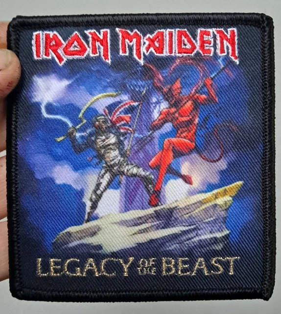Iron Maiden - Eddie Middle Finger - Woven Patch - Brand New Music Band Memorabilia