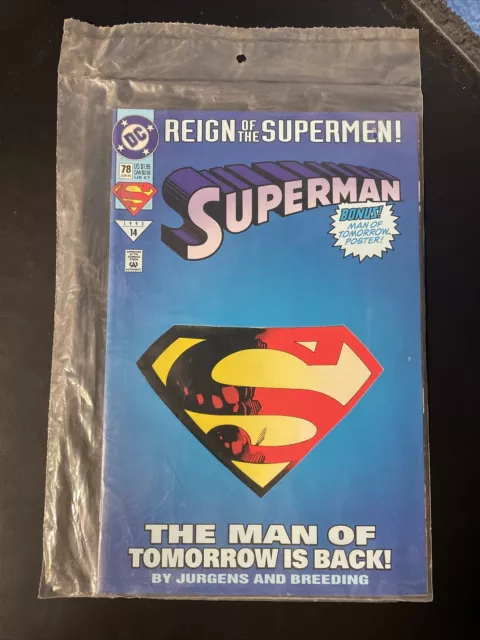 Superman #78 [Die-Cut Cover Edition] (Jun 1993, DC)