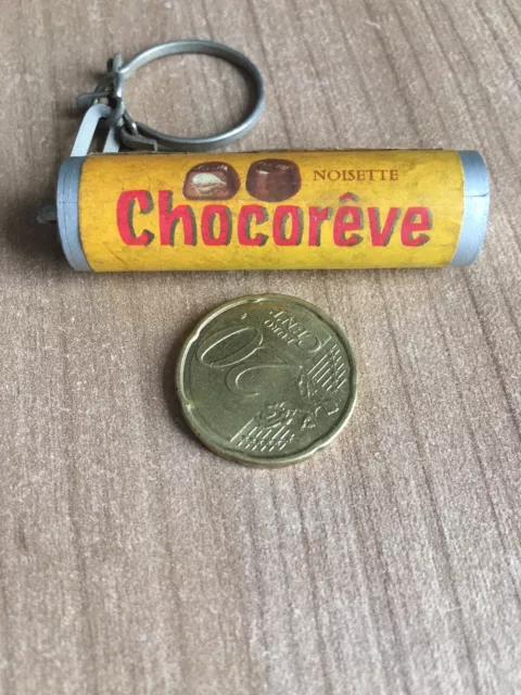 CHOCOREVE TUBE Chocolat Porte-clés Vintage Ancien