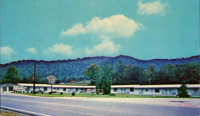 Postcard Unposted Soco Valley Motor Court Cherokee North Carolina [j]