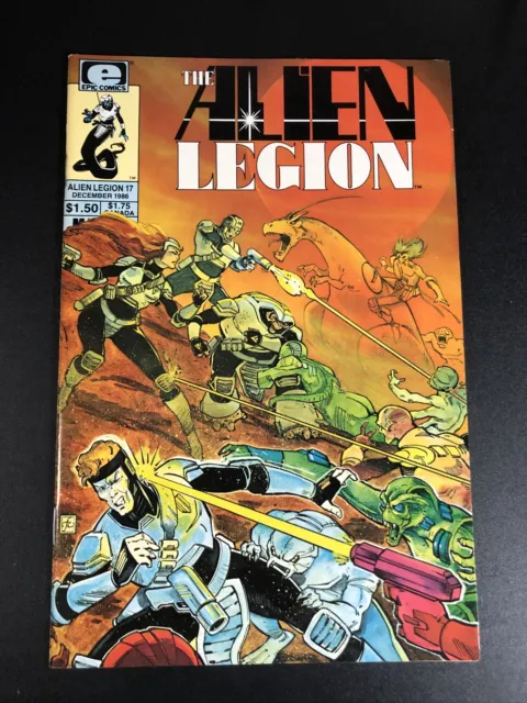 Alien Legion, The #17 Marvel Epic Comics December Dec 1986