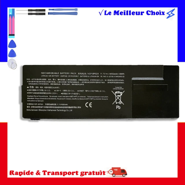 Batterie pour Sony Vaio VGP-BPS24