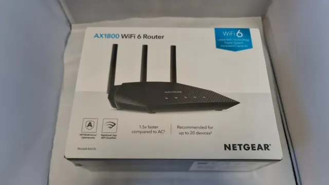 Netgear Nighthawk RAX10 4-Stream AX1800 router WiFi 6