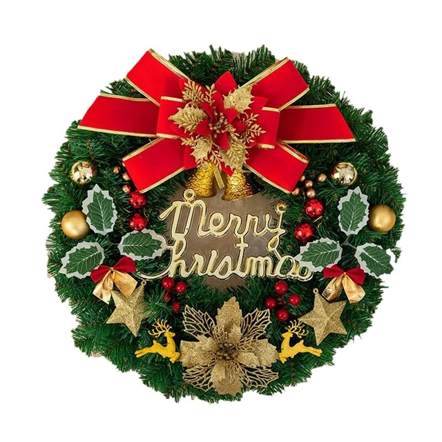 Corona decorazione natalizia 30 cm albero di Natale centro commerciale finestra hotel R5