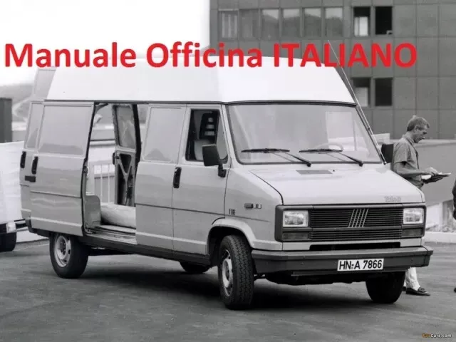 Fiat DUCATO X280 Prima serie 1° 1981/1994 Manuale Officina Riparazione ITALIANO