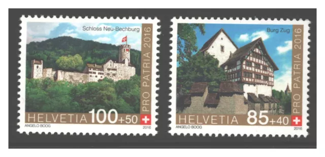 Schweiz 2016 - Mi. 2450 - 2451  "Pro Patria" Satz postfrisch