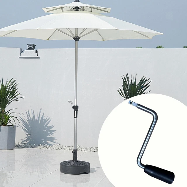 Manivelle De Parasol De Terrasse - Accessoire De Fixation Latérale Pour Parasol à Colonne Centrale
