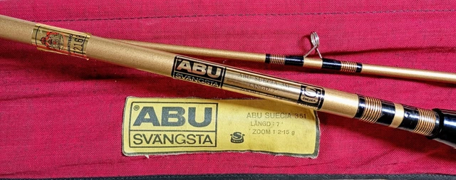 ロッド OLD ABU SUECIA 330 6 1/2 ZOOM 1-7g Abu Suecia 330 Spinning Rod - Classic Vintage Fishing Tackle