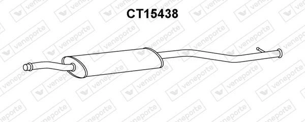 Silencieux Arrière Pour Citroën Xsara Picasso 1.8 16V (1999-2005) - Neuf