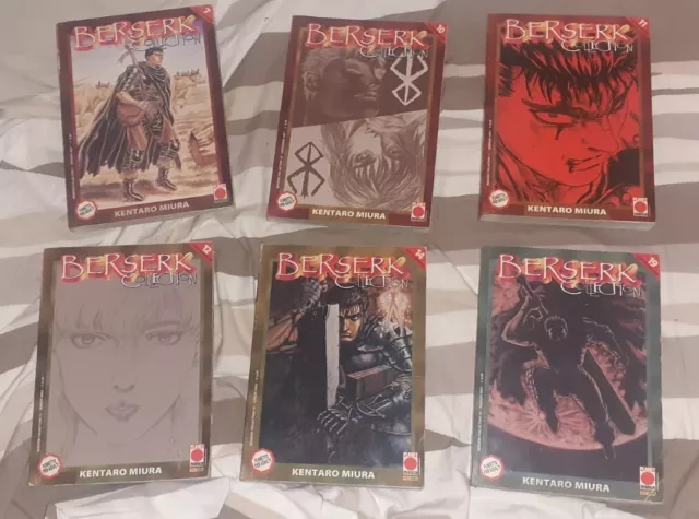 BERSERK COLLECTION PLANET Manga Rosso LOTTO n. 7/10/11/12/14/19