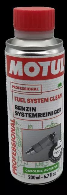 MOTUL FUEL SYSTEM Clean Gasoline Cleaner 200ml Fuel System Cleaner