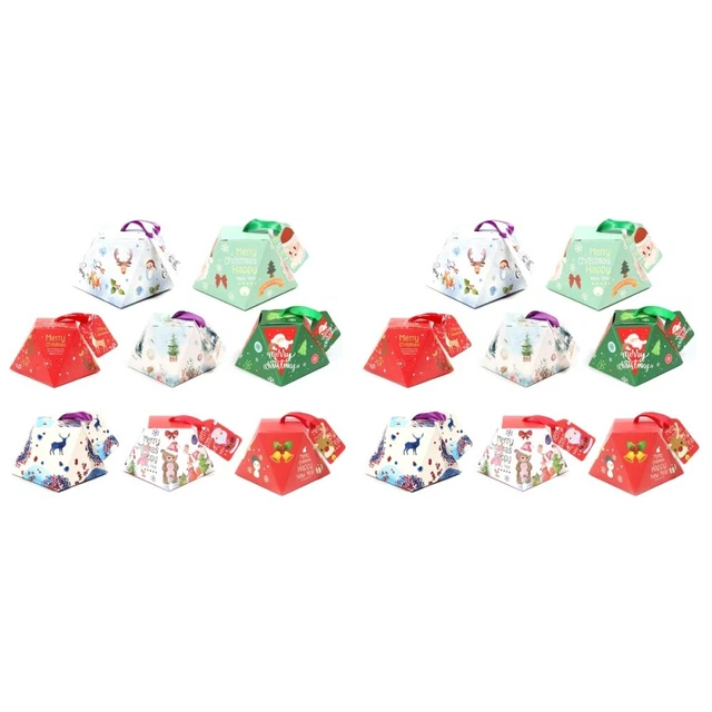 48 pcs Candy Box Cookie Papier Geschenk Taschen Band Candy Geschenk Box