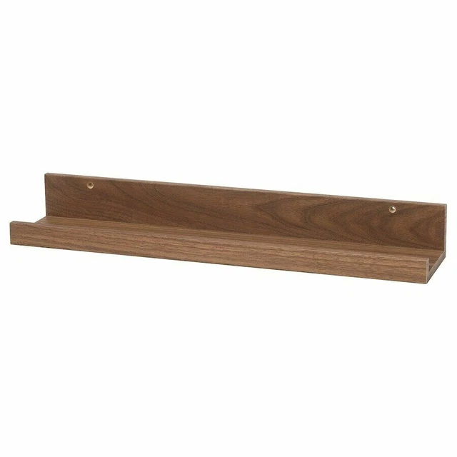IKEA MOSSLANDA PHOTO Picture Ledge Display Wall Shelves [Walnut Effect