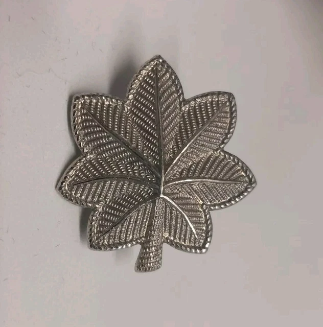 LIEUTENANT COLONEL MILITARY Sterling Silver Oak Leaf Pin $25.00 - PicClick