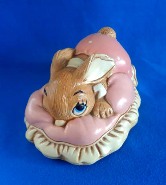 Vintage PENDELFIN Rabbit DODGER Pink Collectable Figurine