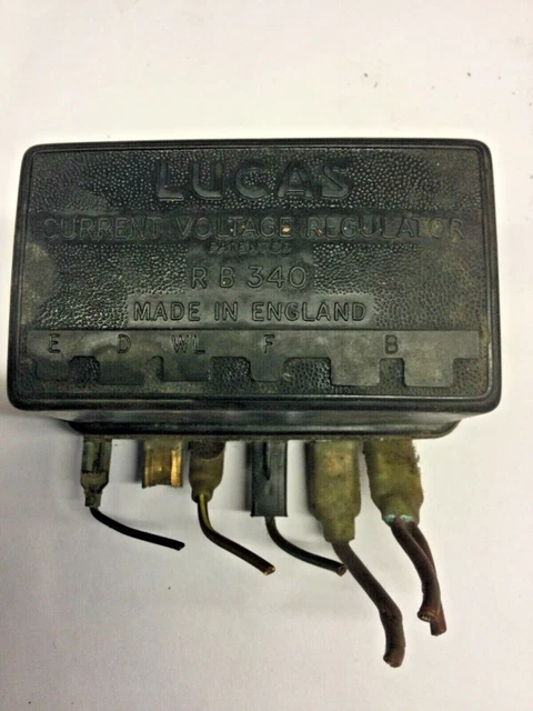 LUCAS RB340 CURRENT Voltage Regulator Classic Car - Mgb - Ford - Bmc