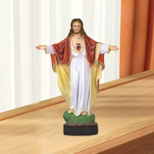 Holy Jesus Figures Decorative Catholic Statue for Church Shelf Livingroom