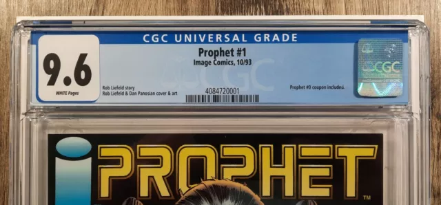Prophet #1 CGC 9.6 NM+ (1993 Image Comics) Liefeld #0 Coupon Included Movie soon 2