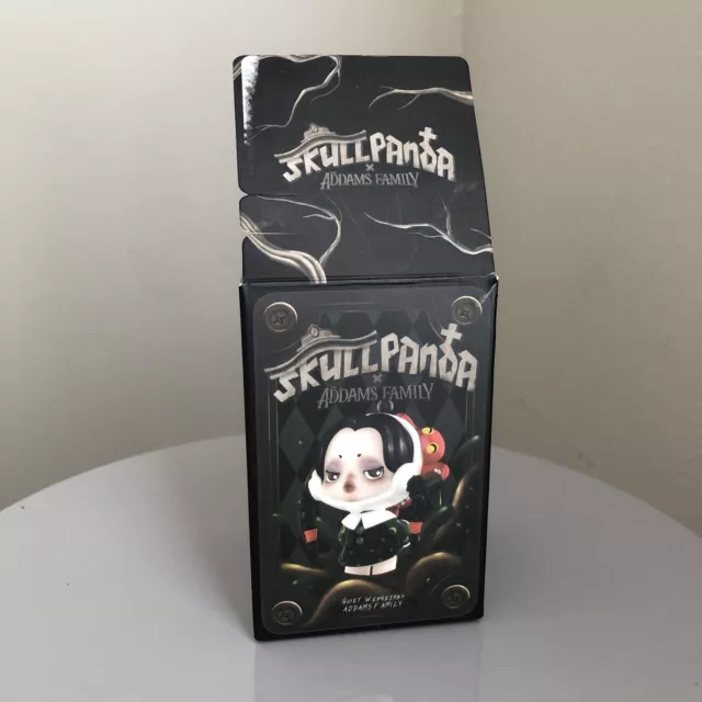 POP MART x SKULLPANDA The Addams Family IT Mini Figurine Toy Doll Open Box