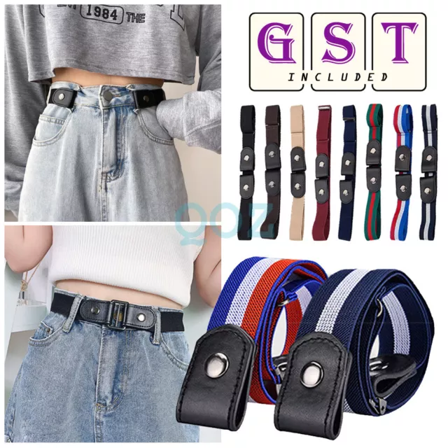 Buckle-free Elastic Invisible Comfortable Women's No Bulge Hassle Belt for Jeans