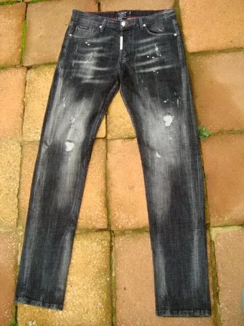 Philipp plein jeans illegal fight club straight sales cut