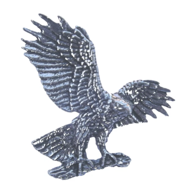 Hawk / Águila Hecho a Mano De Peltre Inglés Pin de Solapa