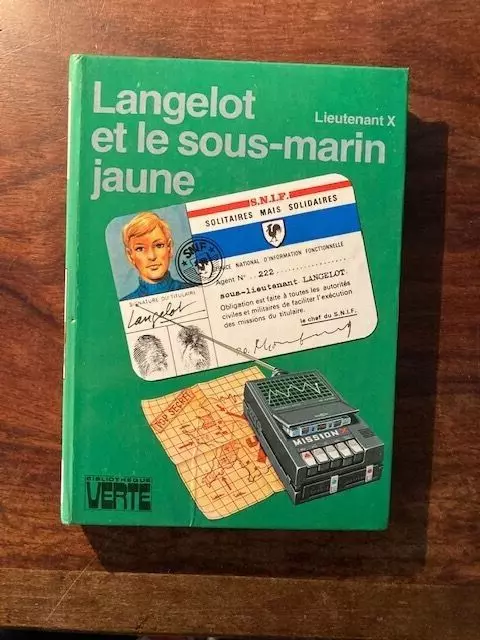 V.volkoff/Lieutenant X/Langelot Et Le Sous-Marin Jaune/Bibliotheque Verte 1980