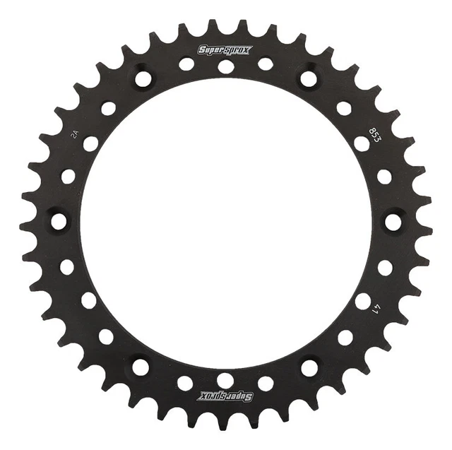 Supersprox Rear Steel Sprocket 41T Black RFE-853-41-BLK