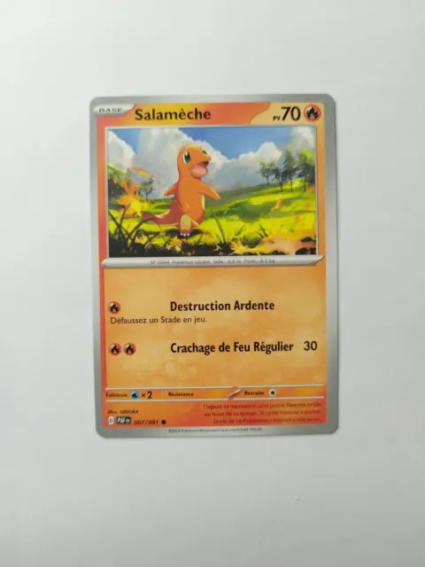 Pokemon Card - Salameche - 007/091 - EV4.5 - Destinations by Paldea