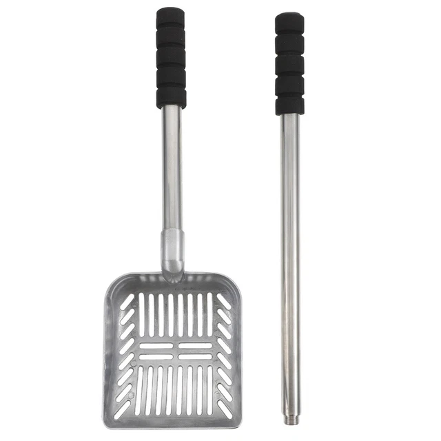 Basura para gatos camada para perros Scooper caca plateada para cachorro