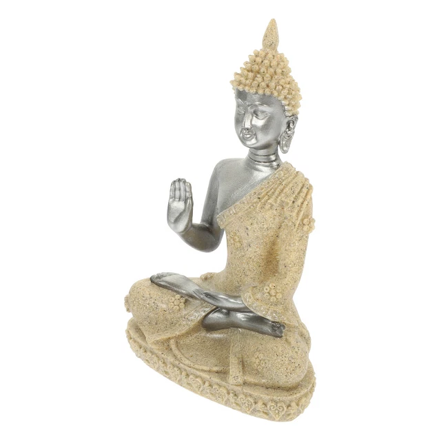 Fish Tank Hideout Buddha Sculpture Aquarium Decorations Shipwreck Statue