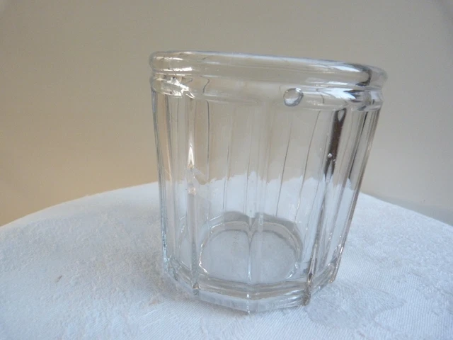 Ancien Gros Pot En Verre - Bon état - Pour Conservation Ou Congélation