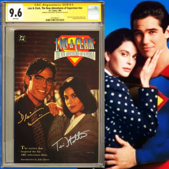 CGC 9.6 SS Lois & Clark The New Adventures of Superman TPB signed Cain & Hatcher