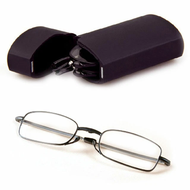 Healthy Compact Folding Frame Reading Glasses Rotation +2.0 Eyeglass + +1.5 N9R2