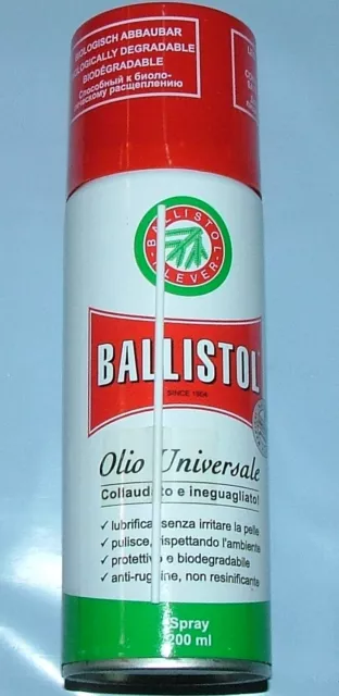 OLIO BALLISTOL spray 200 ml Lubrificante Protettivo armi legno