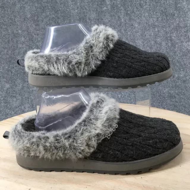 Bobs From Skechers Slippers Womens 10 Keepsakes Ice Angel Mules Clogs 33516 Gray