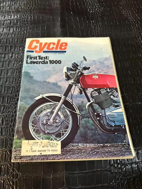 MARCH 1973 CYCLE  vintage motorcycle magazine