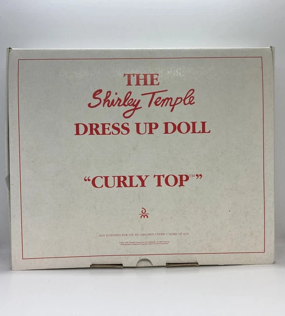Shirley Temple Dress Up Doll Outfit - Curly Top - Danbury Mint - NIB