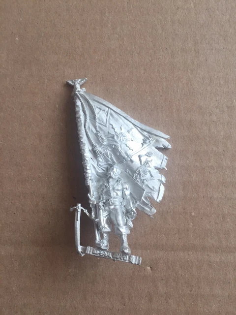 Vostroyan Battle Company Standard Bearer Metal Imperial Guard 40K Oop Firstborn Vostroyan Battle Company Standard Bearer Metal Imperial Guard 40K Oop Firstborn
