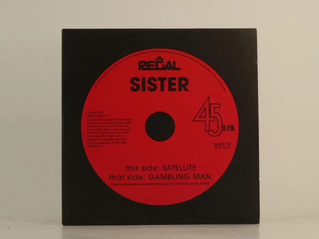 SISTER SATELLITE (H1) 2 Track Promo CD Single Card Sleeve EMI