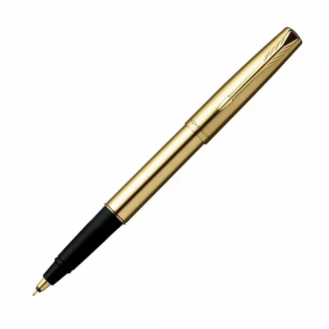 Parker Frontier Gold GT Roller Ball Pen RB Rollerball Trim Brand New in Box 2