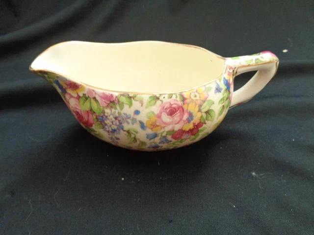 Grimwades Royal Winton Summertime Chintz Gravy Or Sauce Boat