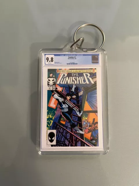 Punisher #1 - CGC Homage - Mini Slab - Key Issue Keychain