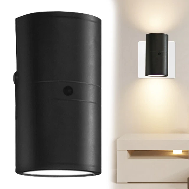 NIGHT LIGHT PLUG Into Wall RGB/3 Color Dimmable US Plug Socket Wall