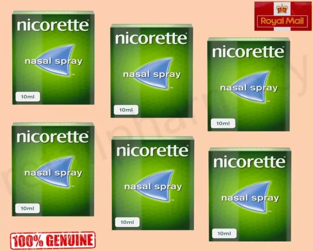 Nicorette Nasal Spray 10ml - 6 Pack Expiry Expiry April 2025