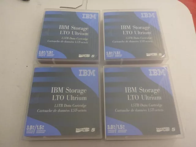 NEW ORIG IBM PN. 46X1290 Ultrium RW Data Cartridge 1.5TB Backup Single Tape Sale