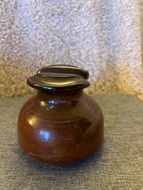 Vintage Brown Locke Hi Top No 66 Insulator