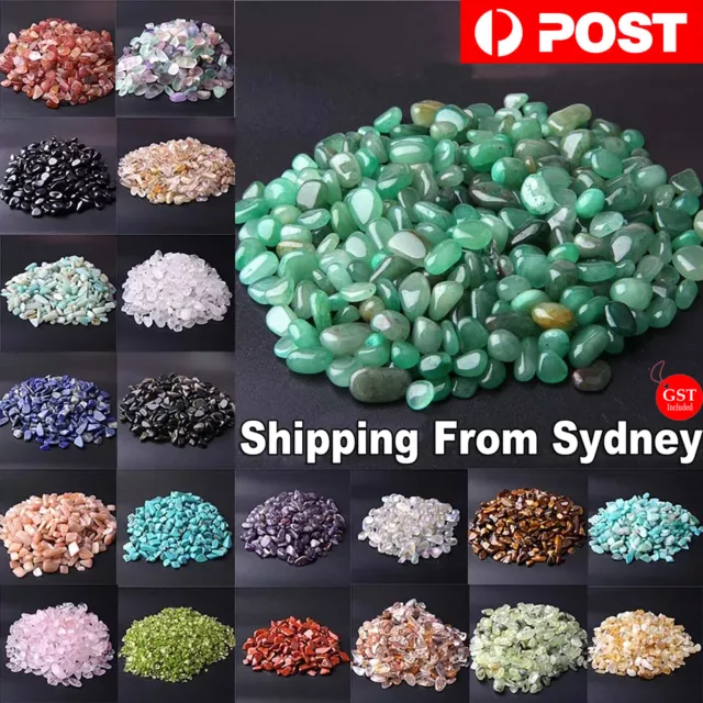 CRYSTAL GEM CHIPS - Mini Crystals Polished Stones Bulk Gemstones Gems Chip 100g